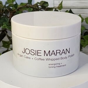 Josie Maran Argan Cake & Coffee Whipped Body Polish 10oz New